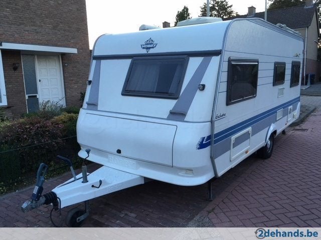 TE KOOP CARAVAN HOBBY EXCLUSIVE 495UFE, Omvormbare zithoek, Rondzit, Hobby, Particulier