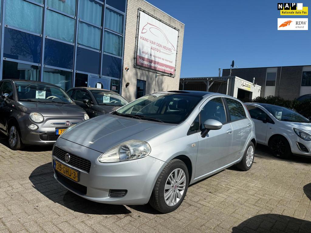 Fiat Grande Punto 1.2 Dynamic 5-drs, Airco, APK 12/26, Panor, Auto's, Fiat, 1005 kg, Stof, 1242 cc, 4 cilinders