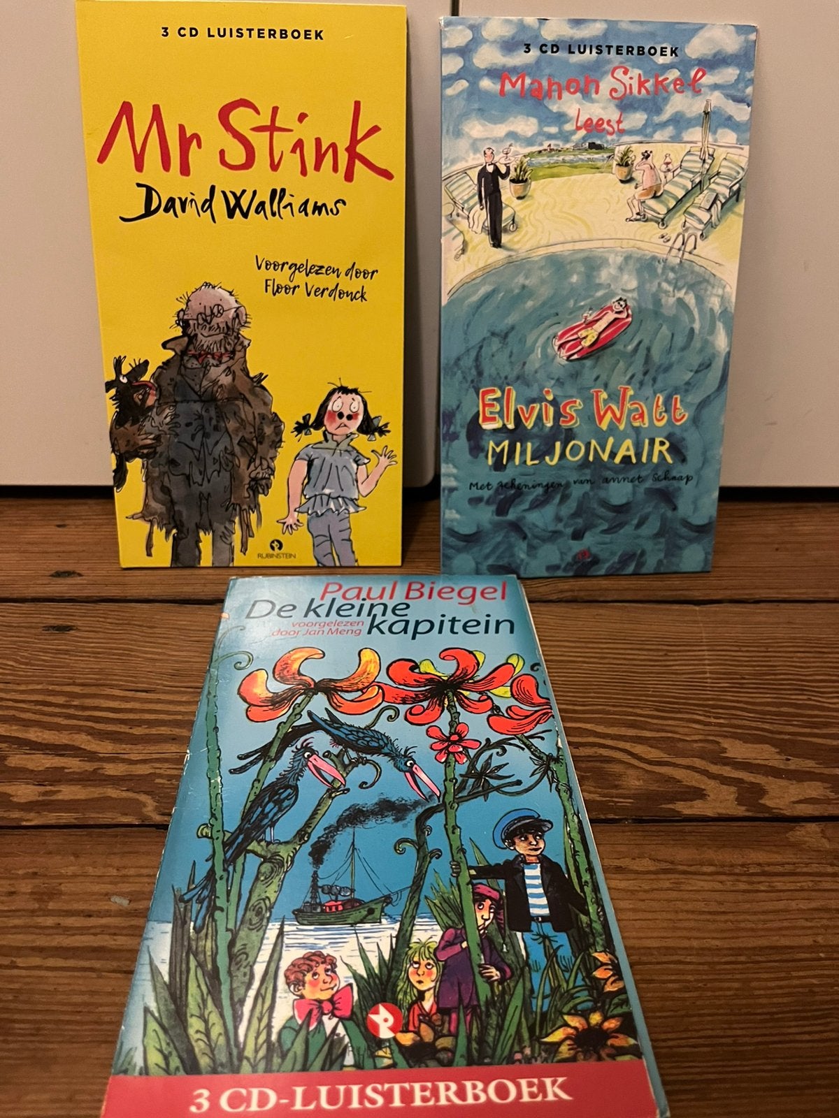 Set 3 luisterboeken, Ophalen of Verzenden, Cd, Kind