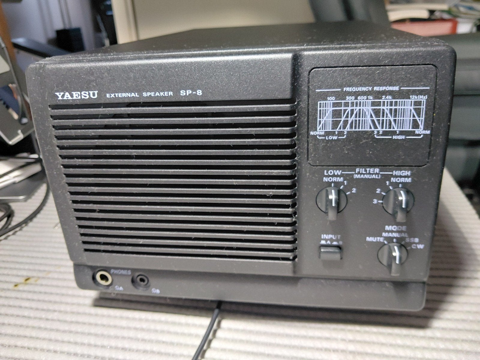 YAESU SP-8  speaker, Telecommunicatie, Ophalen of Verzenden, Zo goed als nieuw, Zender en Ontvanger
