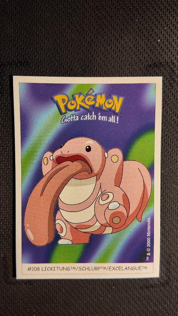 lickitung 108 dunkin boomer | Pokemon kaart, Ophalen, Losse kaart
