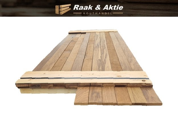 Hardhouten planken geschaafd 2.0x9.0 cm - nr: HP442