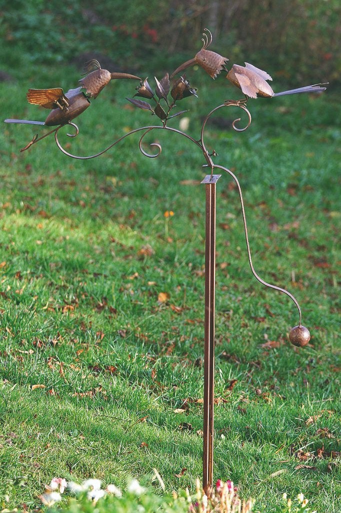 Tuinsteker, tuinprikker, windspel, grote Balans met Vogels, Ophalen of Verzenden, Nieuw