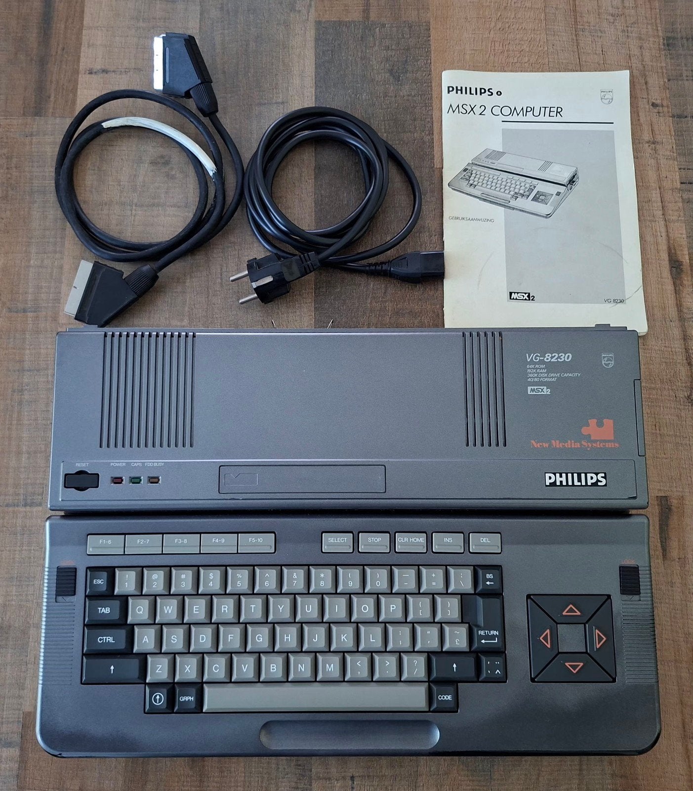 Philips MSX2 VG 8230 met defecte floppydrive, Computers en Software, Vintage Computers, Ophalen of Verzenden
