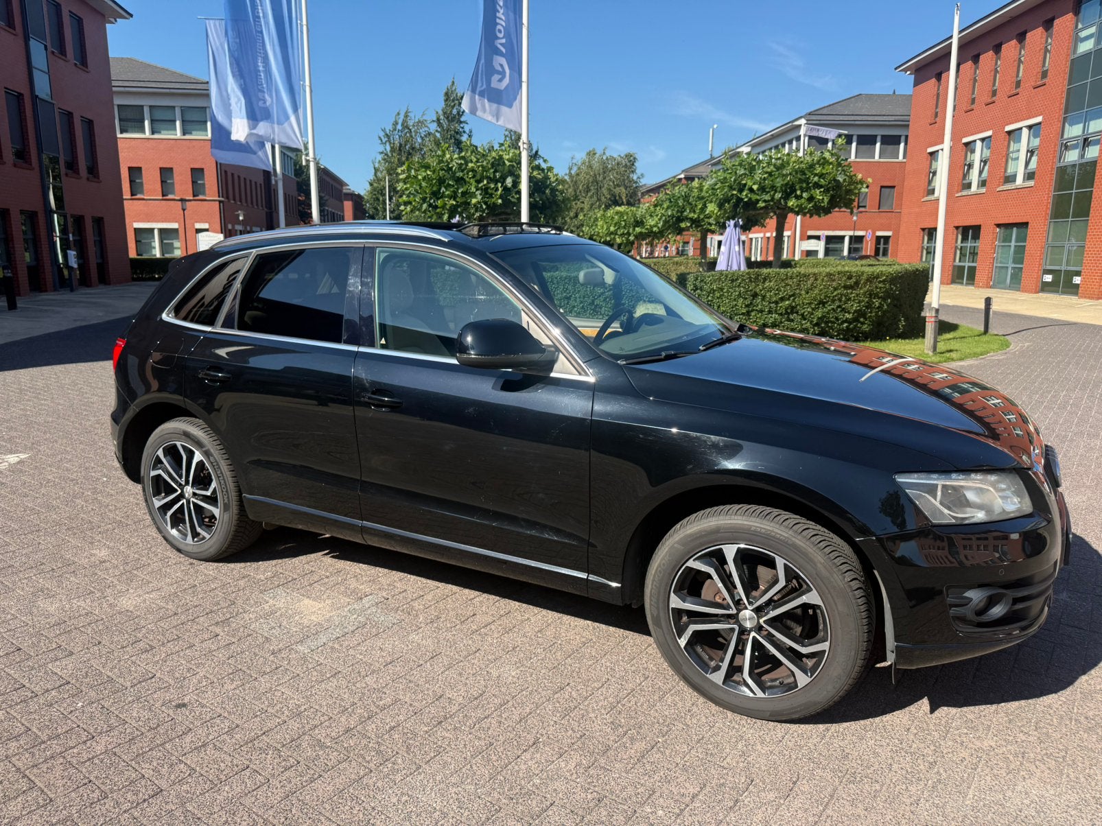 Audi Q5 2009 Zwart 3.2 FSI quattro, Auto's, Audi, 1770 kg, Q5, Zwart, Vierwielaandrijving