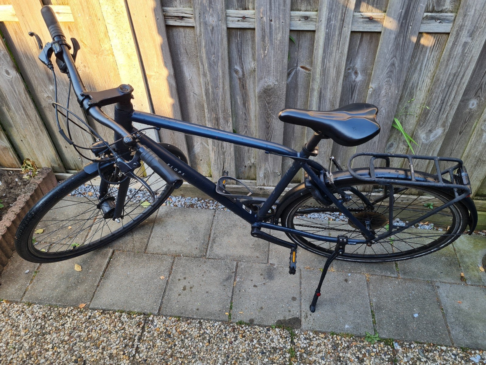 Elops Stadsfiets - Maat L - 6 versnellingen, Fietsen en Brommers, Gebruikt, Velgrem, Versnellingen, 57 tot 61 cm