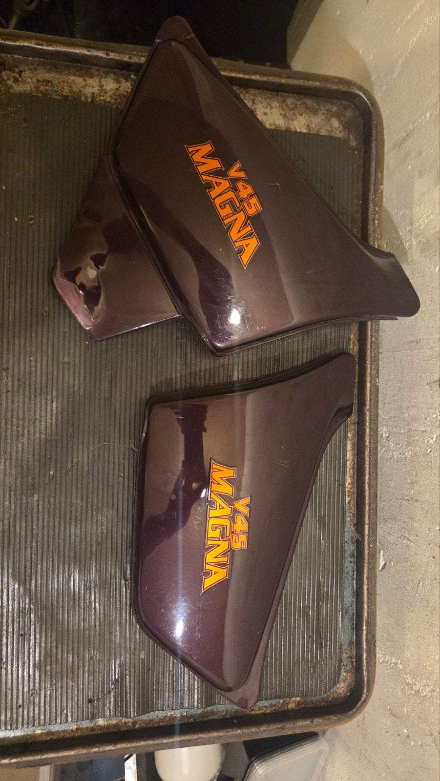 Honda V45 Magna zijpanelen (set), Motoren, Ophalen of Verzenden, Gebruikt