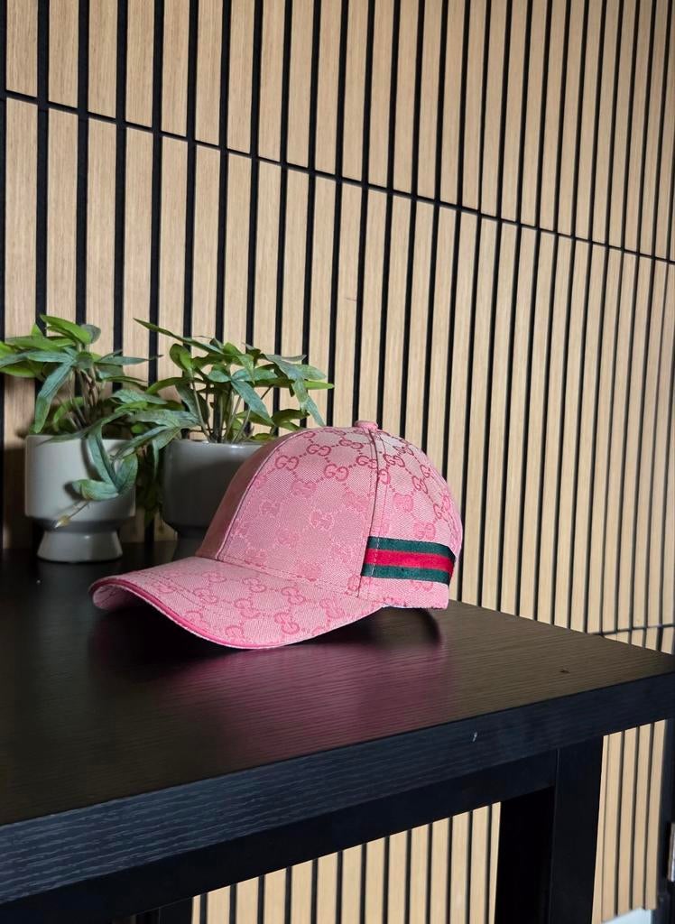Gucci GG Canvas Baseballpet Roze, Nieuw, Pet, Gucci, One size fits all