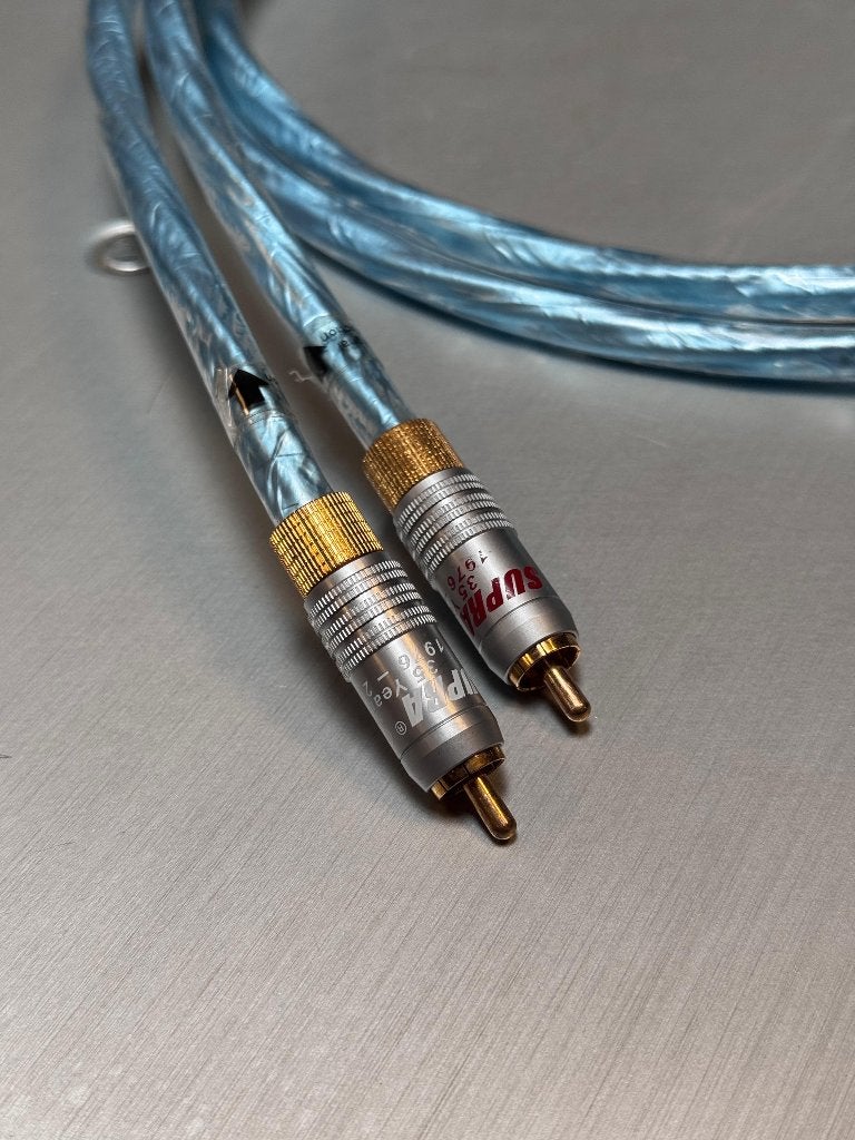Supra Sword Interlink RCA 0,8 m / Occasion kabel, Ophalen of Verzenden, Gebruikt, Minder dan 2 meter, Interlink-kabel