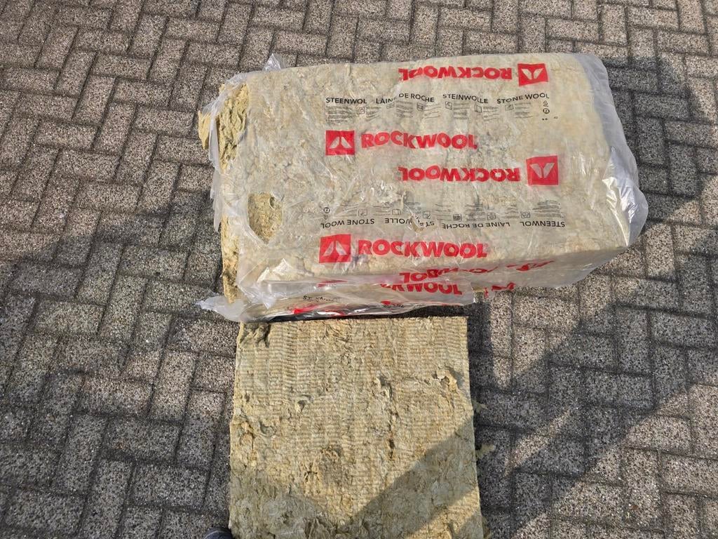 Rockwool isolatie materiaal, Ophalen, 4 tot 8 cm, Nieuw, Steenwol