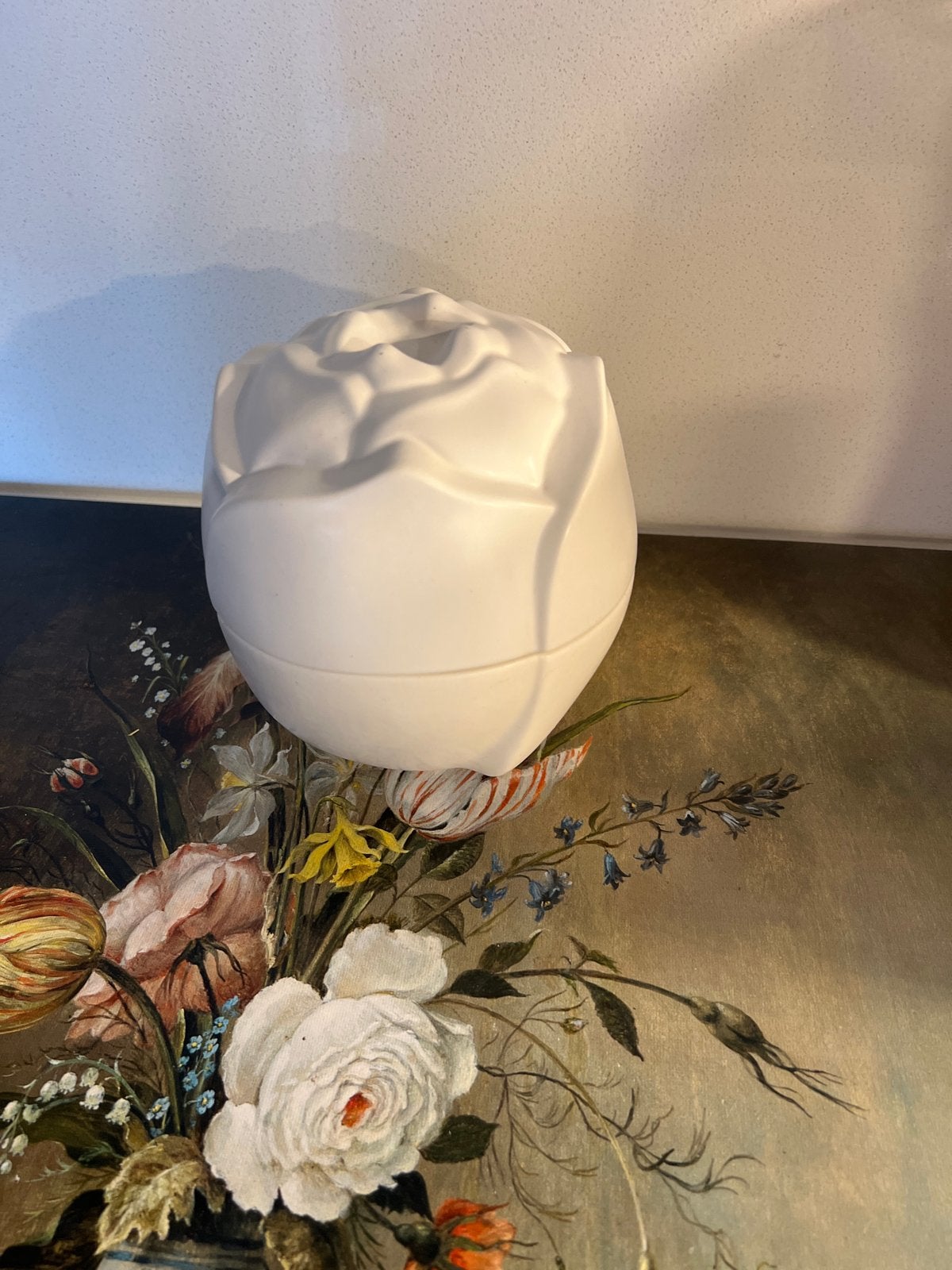 Luba Royal Goedewaagen bloempot/opbergpot - roos design, Antiek en Kunst, Antiek | Keramiek en Aardewerk, Ophalen of Verzenden