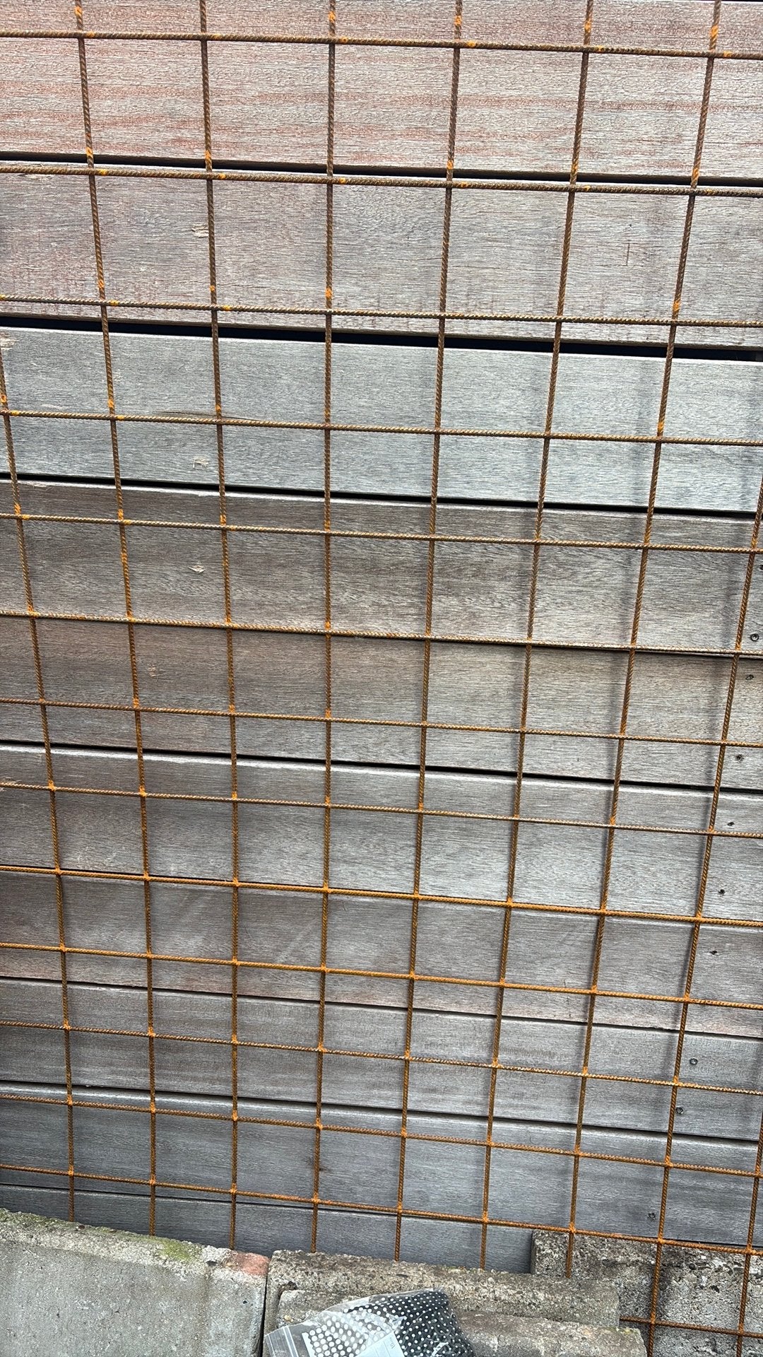Betonstaalmat 140x200 cm roest, Ophalen, Nieuw, Minder dan 10 meter, Raster