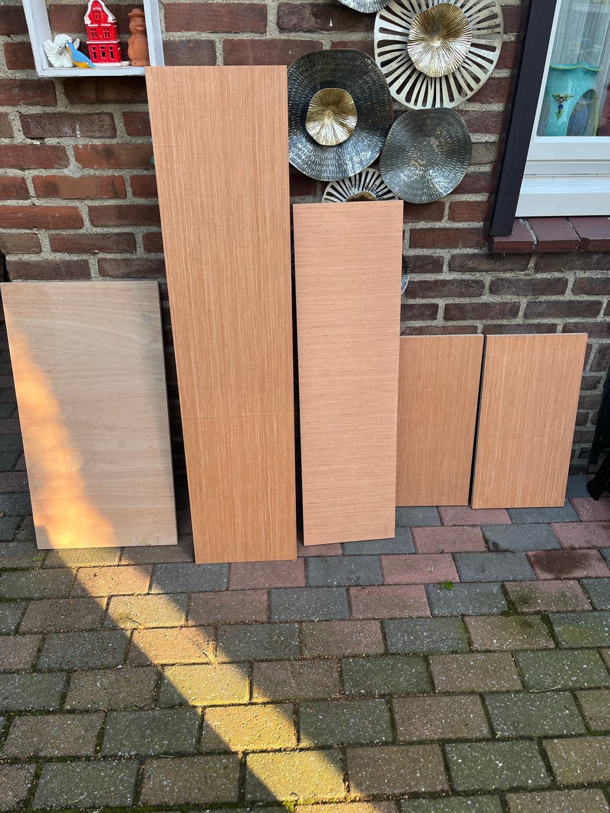 Hardhout Multiplex platen, diverse afmetingen, Gebruikt, 25 tot 50 mm, Ophalen of Verzenden, 200 tot 250 cm