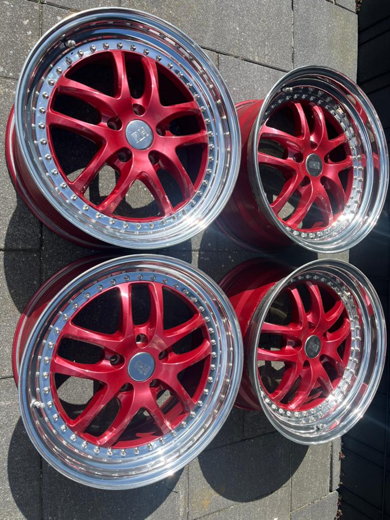 2 delige rh zw6 in 8,5 en 9,5 x 18 steek 5x112, Auto-onderdelen, 18 inch, Gebruikt, Velg(en), Ophalen of Verzenden