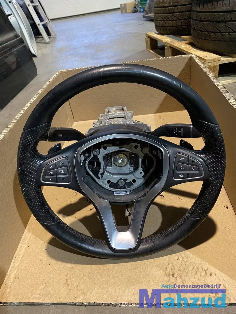 2015 Mercedes C Klasse W205 F1 stuurwiel stuurkolom schakela, Auto-onderdelen, Gebruikt, Mercedes-Benz AG, Mercedes-Benz, Ophalen of Verzenden