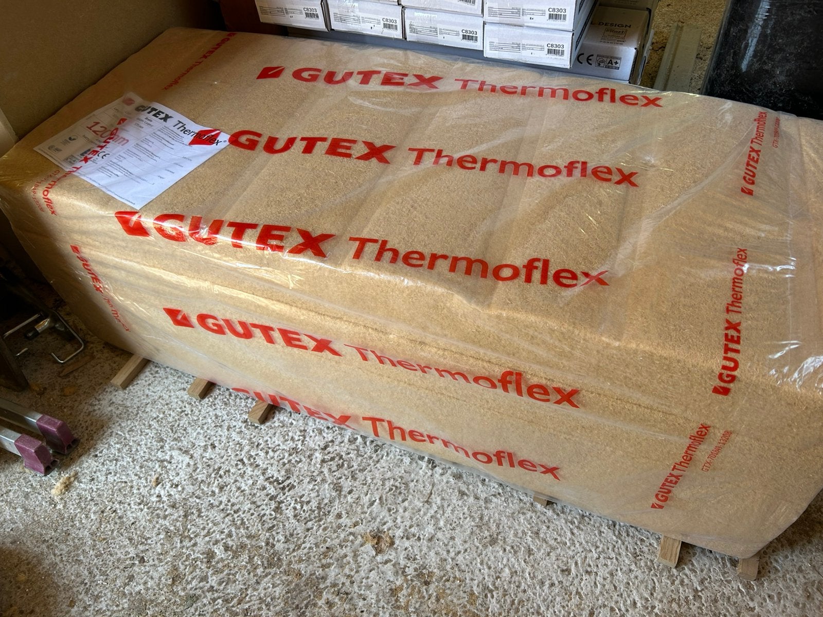 Gutex Thermoflex - flexibele houtvezelisolatie - 120mm, Ophalen, Overige materialen, 12 cm of meer, Nieuw