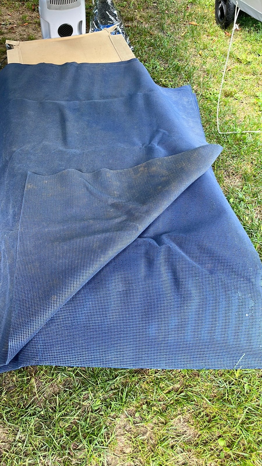 Tenttapijt voortent gronddoek ca 250x300 cm, Ophalen of Verzenden, Zo goed als nieuw