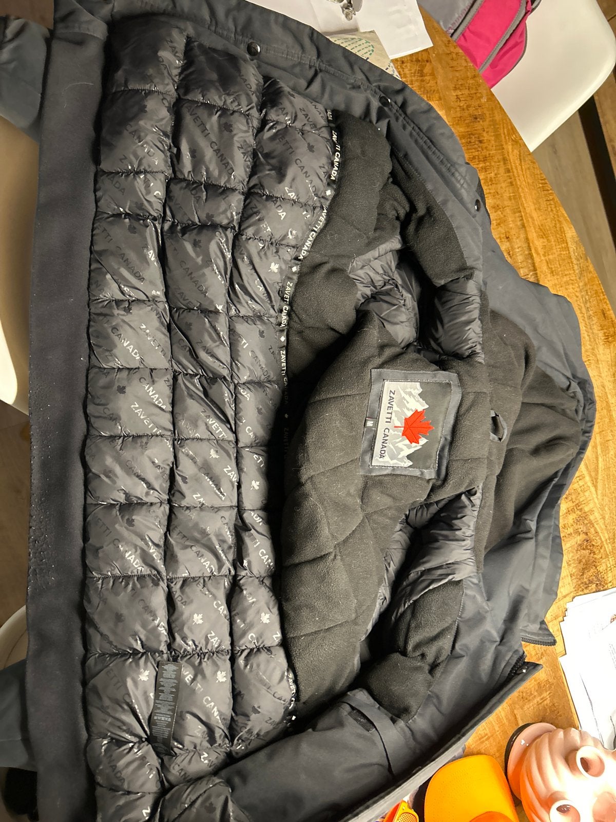 Zavetti Canada winterjas, maat M, zwart, Ophalen of Verzenden, Gedragen, Maat 48/50 (M), Zwart