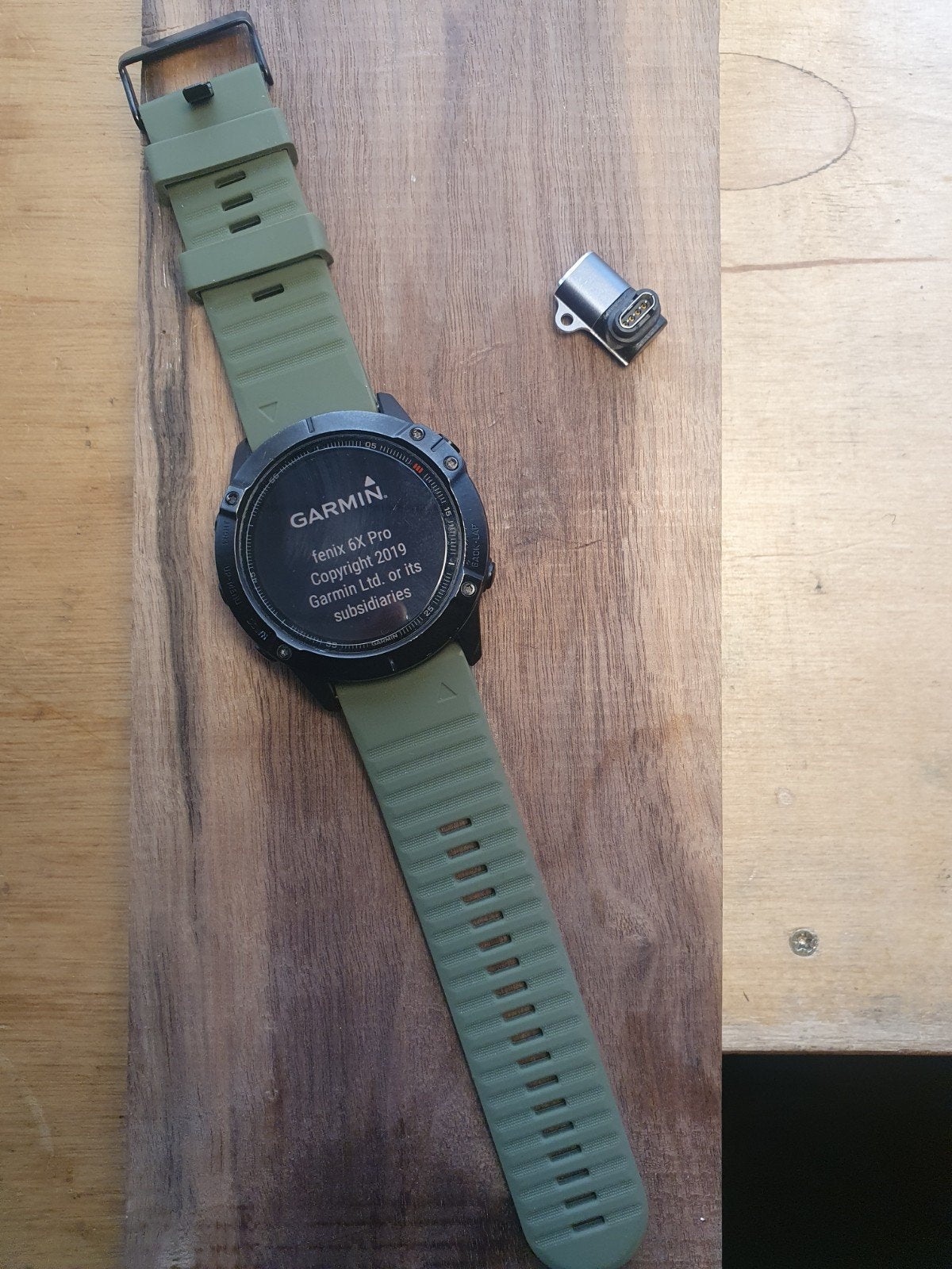 Garmin Fenix 6X pro, Zwart, Garmin, Ophalen of Verzenden, Zo goed als nieuw