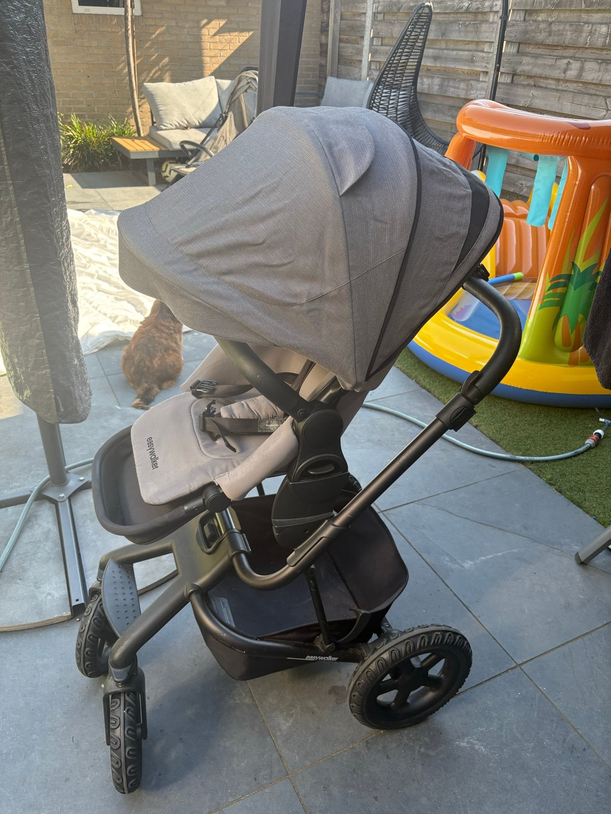 Easywalker Harvey 2 kinderwagen met bak en zitje, Gebruikt, Combiwagen, Met reiswieg, Ophalen