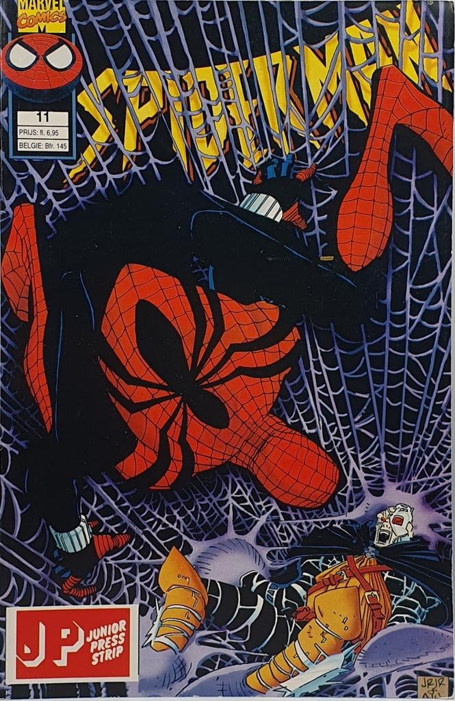 Te koop: Spider-Man Marvel Comics Junior Press Strip 11, Amerika, Ophalen of Verzenden, Kevin Tinsley, Gelezen