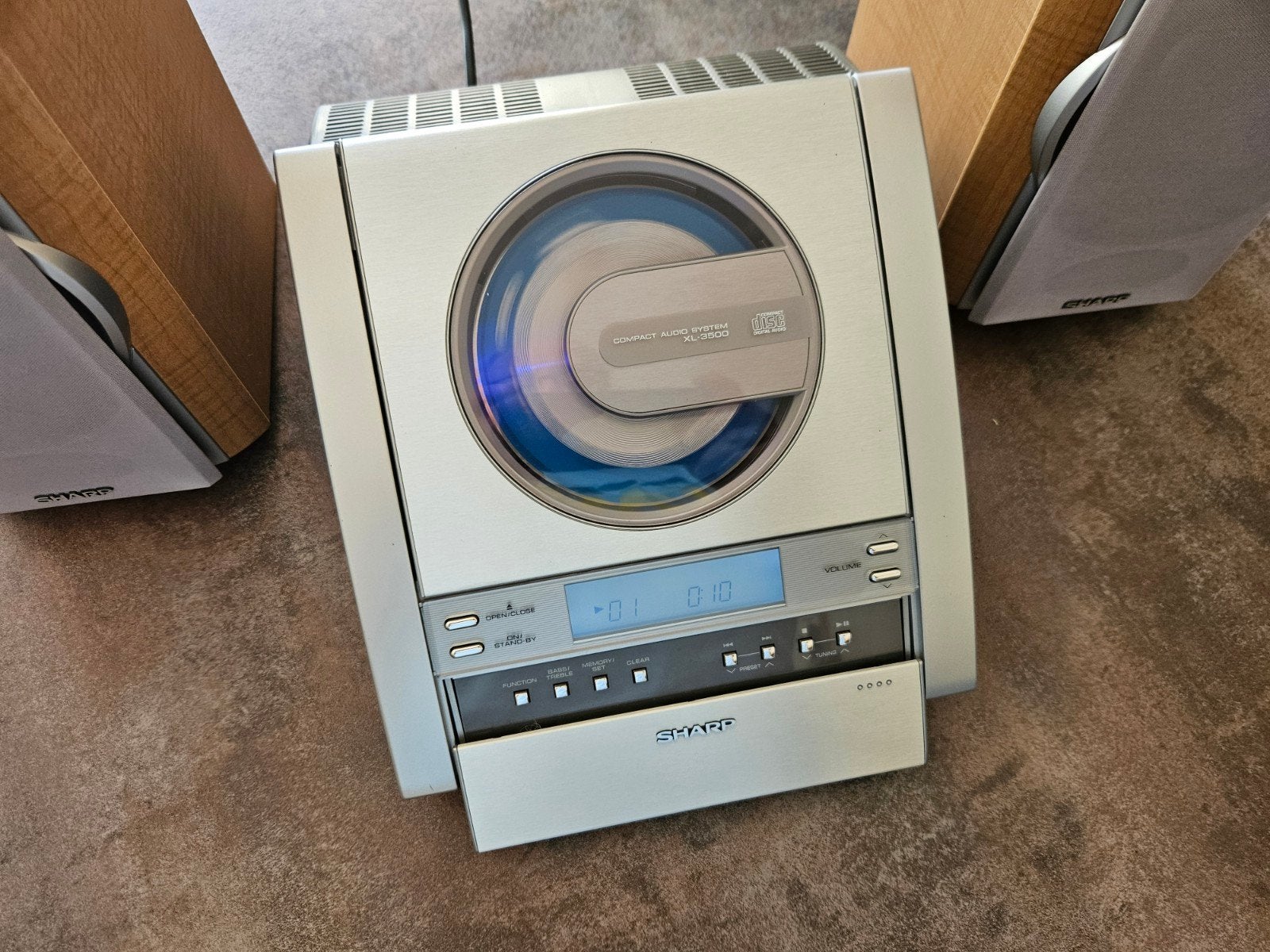 Sharp XL-3500H Micro Stereo Set – Compleet en in zeer goede, Audio, Tv en Foto, Stereo-sets, Ophalen, Zo goed als nieuw, Cd-speler