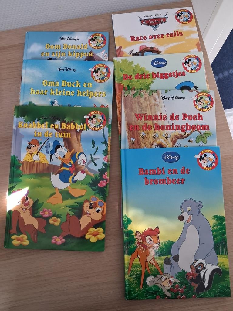 7 Walt Disney Boekjes - Disney Boekenclub Collectie, Boeken, Ophalen, Gelezen, Walt Disney, 3 tot 4 jaar