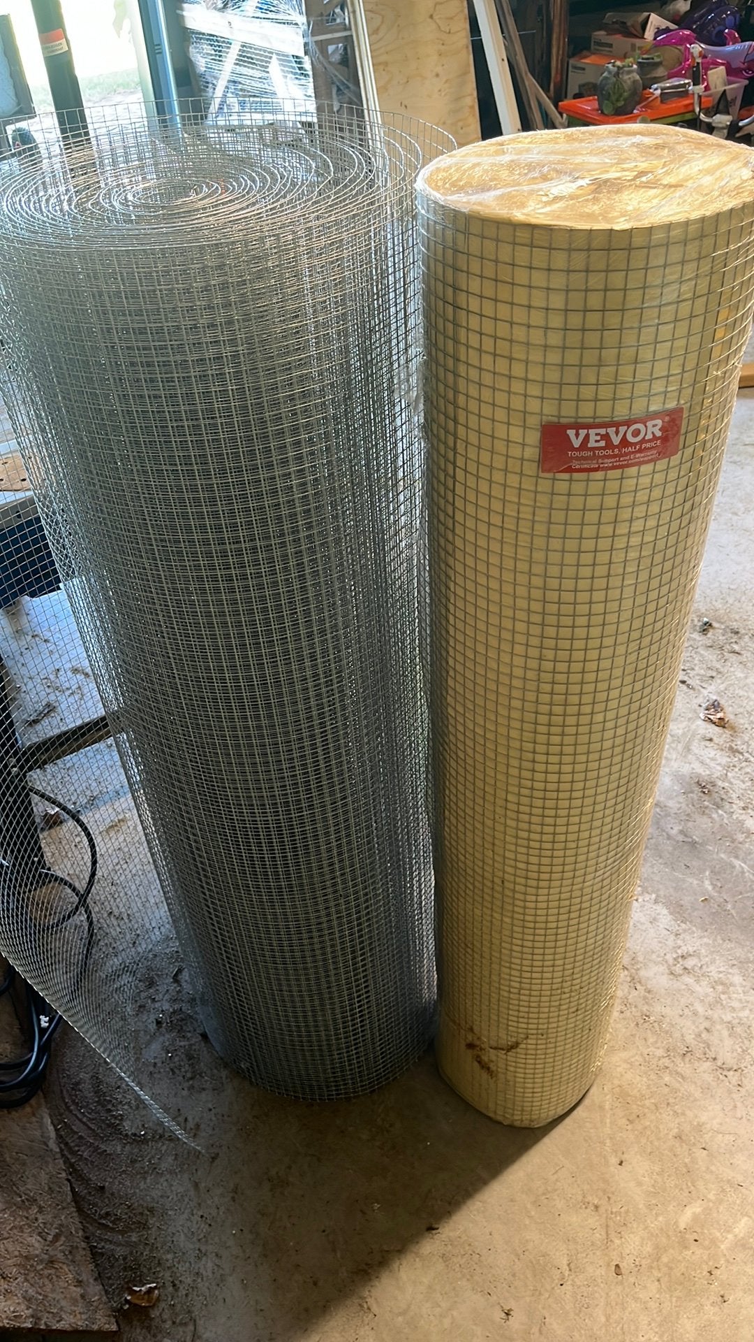 Verzinkt gaas 122cm, Ophalen, Zo goed als nieuw, Minder dan 10 meter