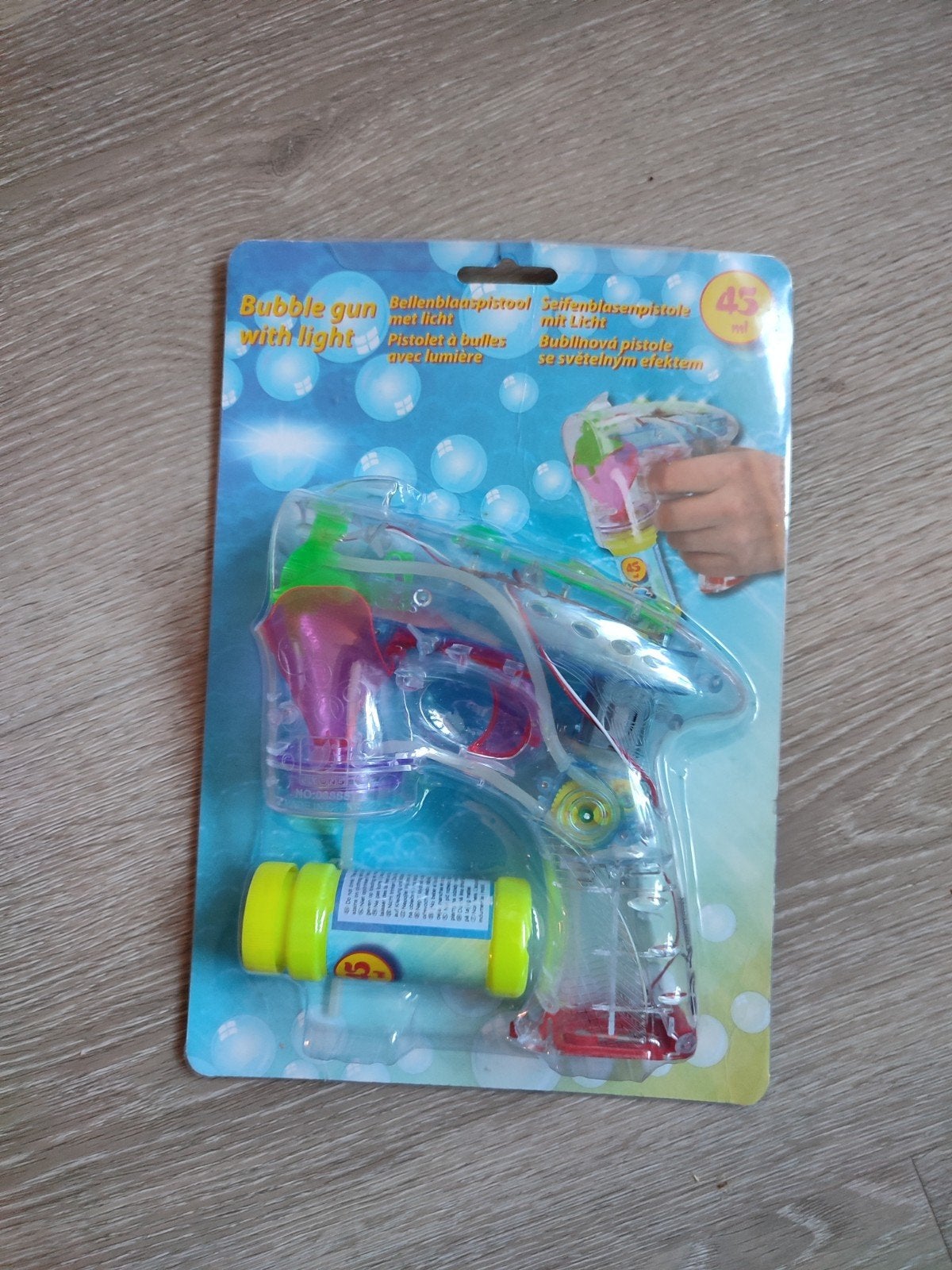 bellenblaas pistool met licht, Ophalen of Verzenden, Nieuw