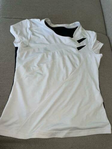 Artengo tennisshirt tennis shirt wit zwart xs ?, Overige merken, Gebruikt, Verzenden, L00