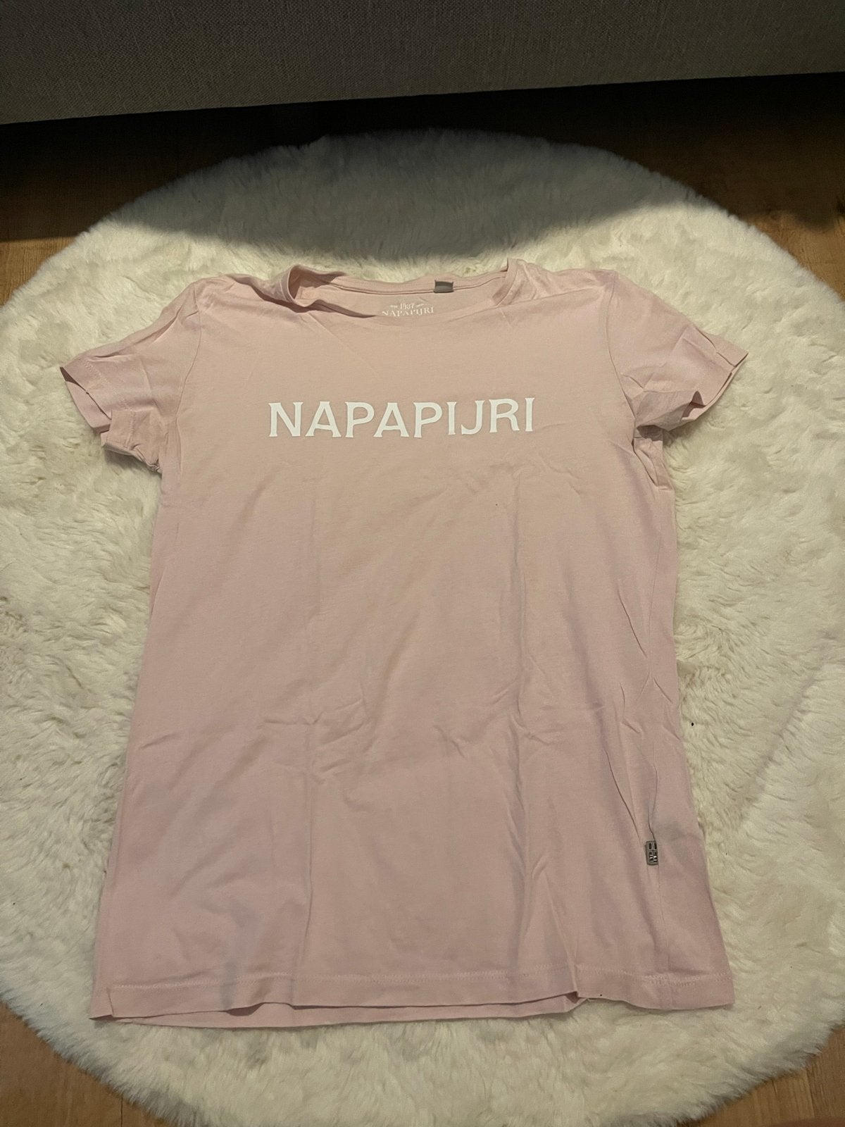Napapijri T-shirt roze maat S, Ophalen of Verzenden, Zo goed als nieuw, Korte mouw, Roze