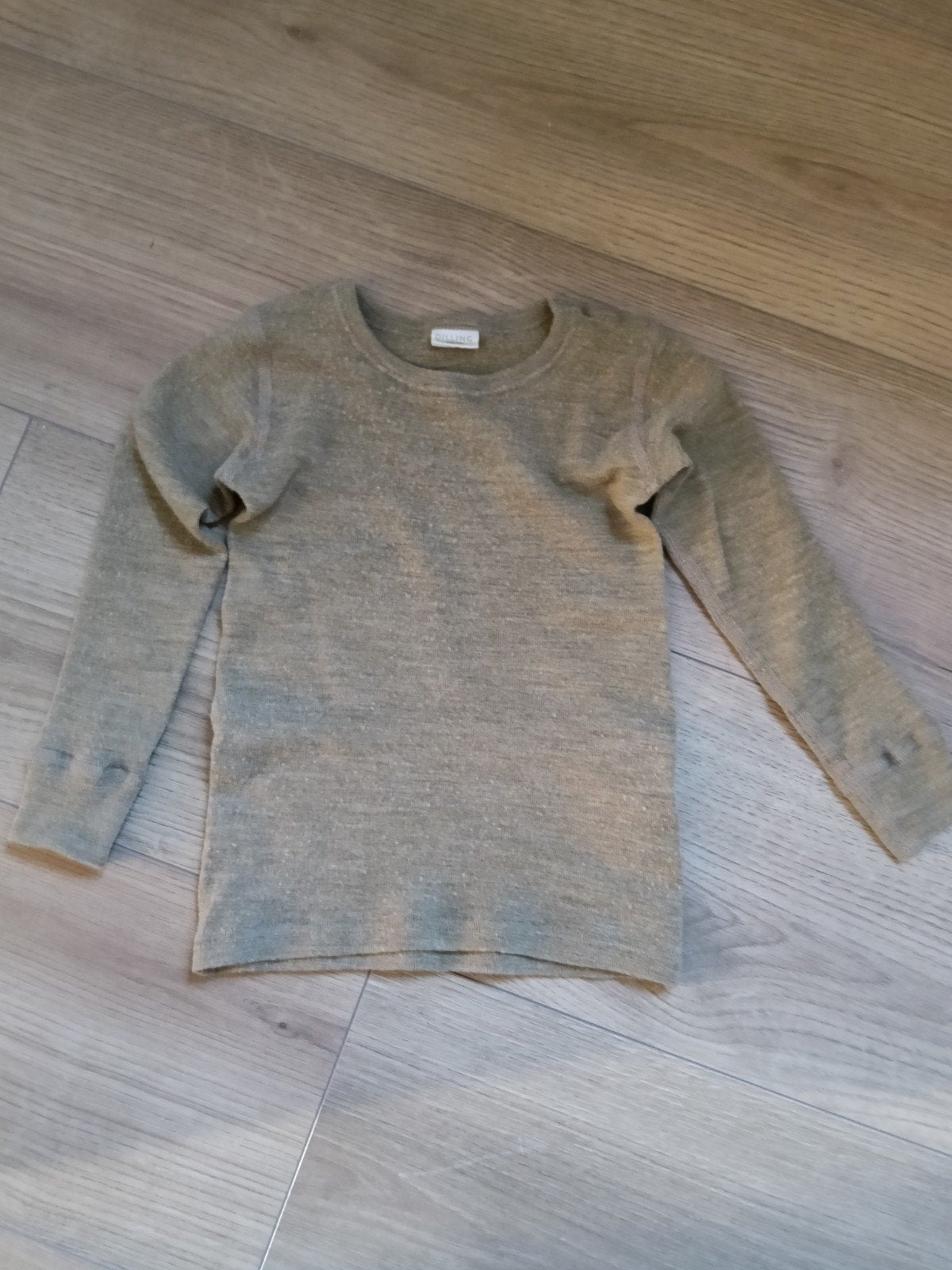 Dilling wollen longsleeve maat 98-104(valt kleiner), Jongen of Meisje, Ophalen of Verzenden, Zo goed als nieuw, Shirt of Longsleeve