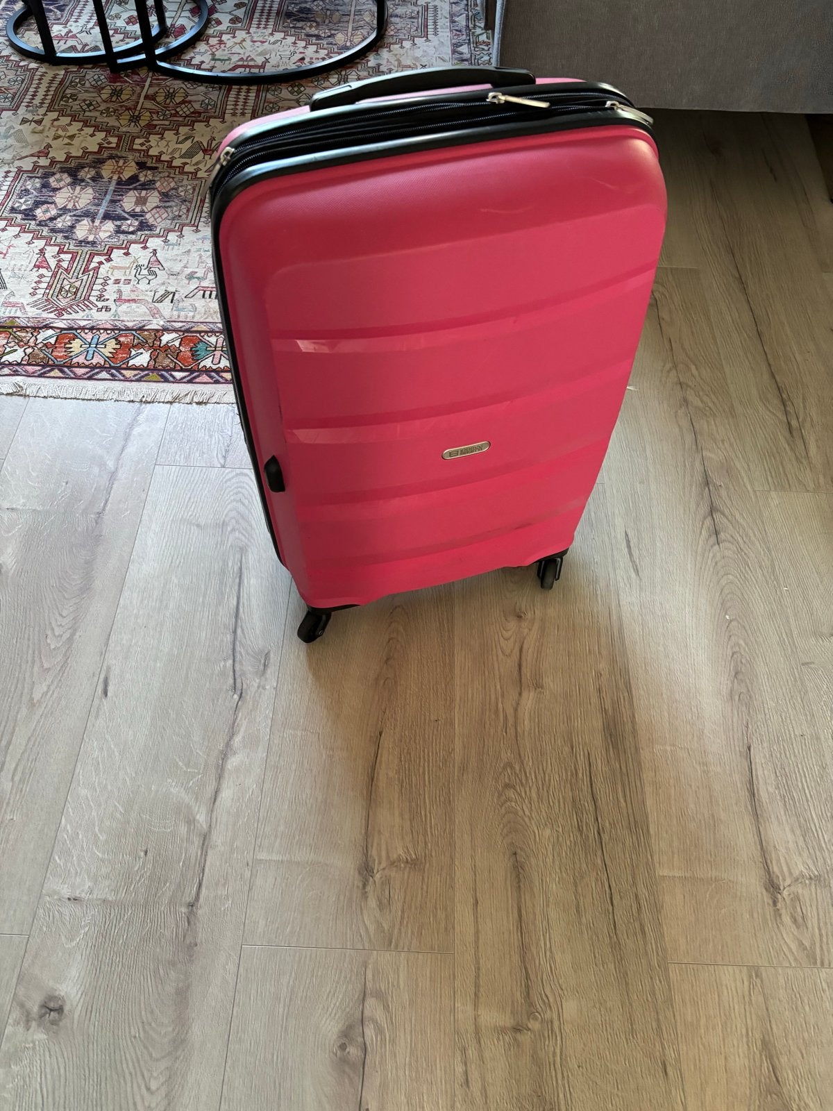 Enrico Benetti Reiskoffer Roze 60x40 cm - Handig & Stijlvol, Ophalen, 40 tot 60 cm, 30 cm of meer, Gebruikt