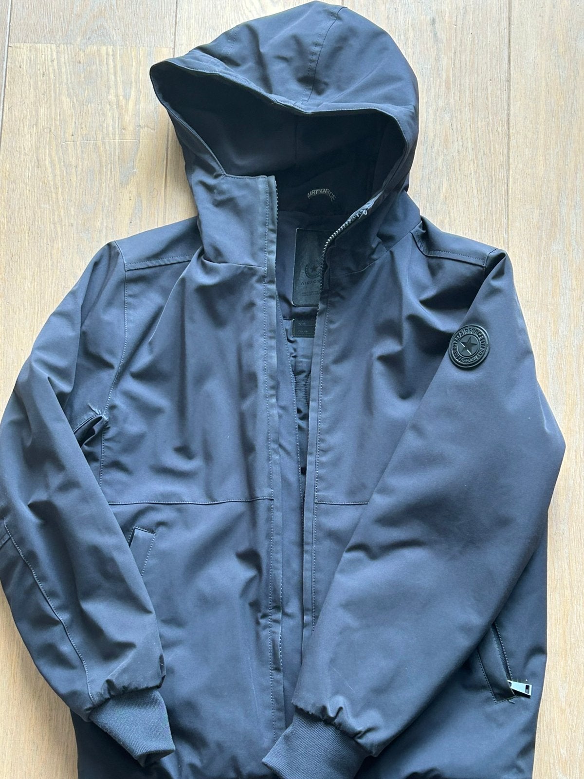 Airforce winterjas maat 14 donkerblauw, Ophalen of Verzenden, Zo goed als nieuw, Jongen, Jas