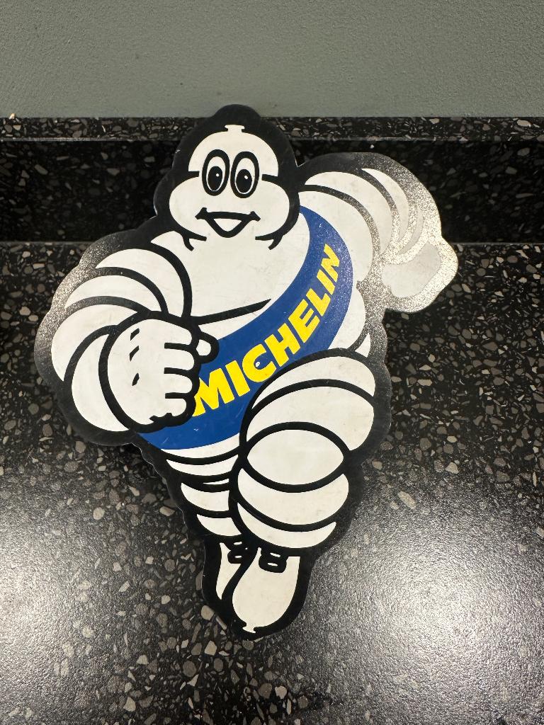 Mooi Michelin bordje. Bord van kunststof. 31,5 x 26 cm., Ophalen of Verzenden, Zo goed als nieuw, Reclamebord