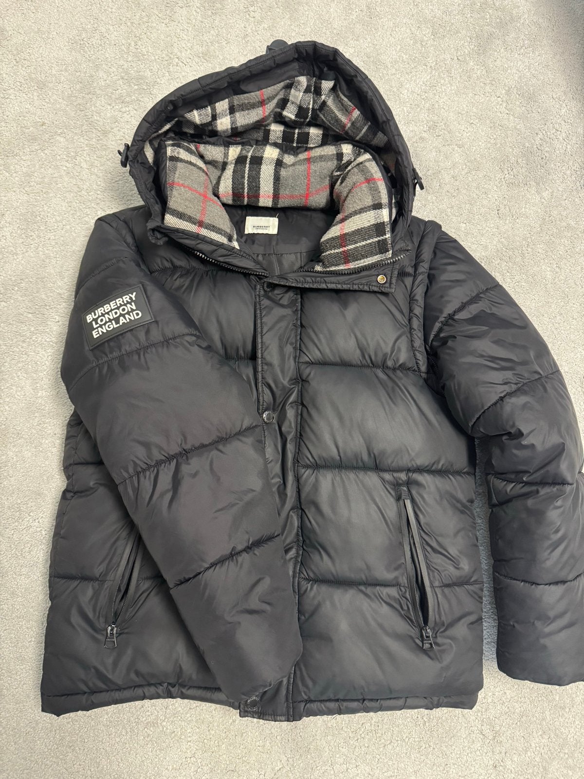 Burberry London England donsjas maat S, Ophalen of Verzenden, Zo goed als nieuw, Maat 36 (S), Zwart