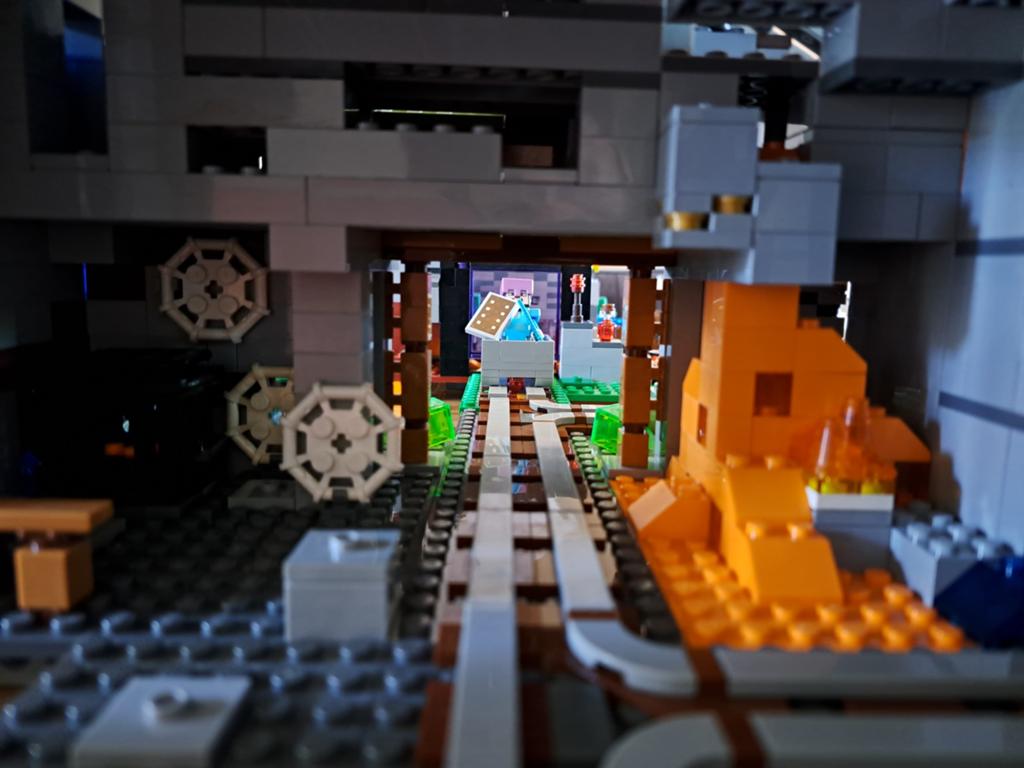 Lego Minecraft wereld! (11 sets, o.a. 21137, 21127), Ophalen, Gebruikt, Minecraft, Lego