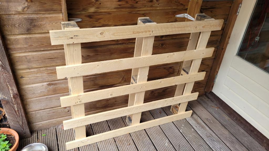 Houten pallet 120x100mm - Ideaal voor decoratie of transport, Ophalen