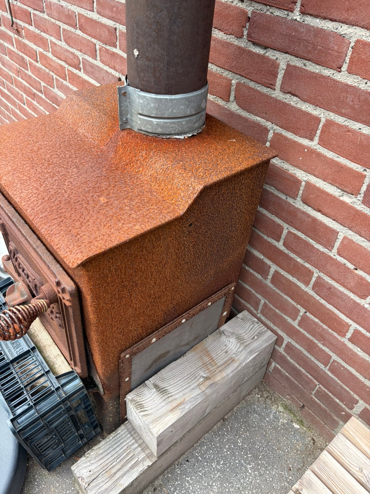 Alles brander, Ophalen, Gebruikt, Vrijstaand, Hout