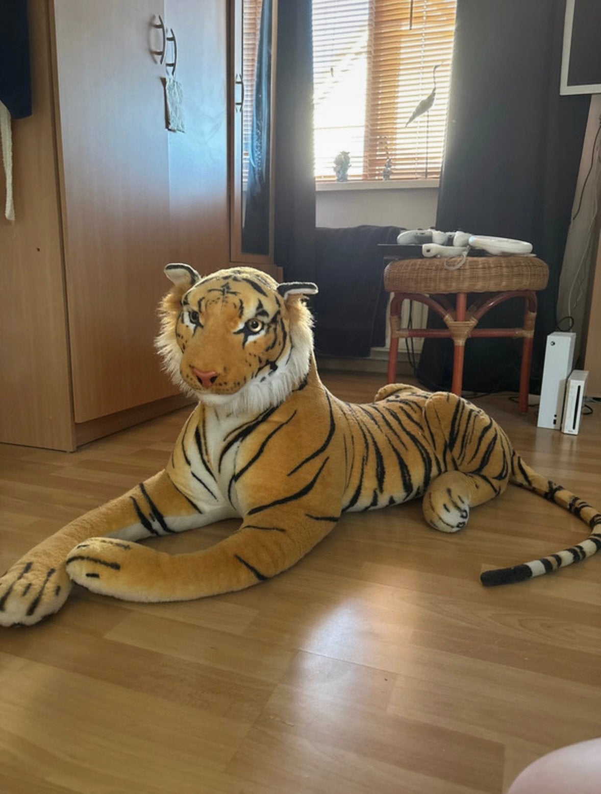 Grote Tijger knuffel, Ophalen, Oranje, Overige merken, Zo goed als nieuw