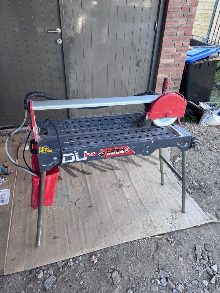 Rubi DU-200 EVO 650 tegelzaag / tegelzaagmachine 65 cm, Doe-het-zelf en Verbouw, Ophalen, Gebruikt, Overige typen, 600 tot 1200 watt