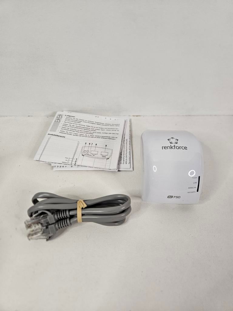 Renkforce RF-WFE-200 AC-750 WLAN-Extender/Router, Ophalen of Verzenden
