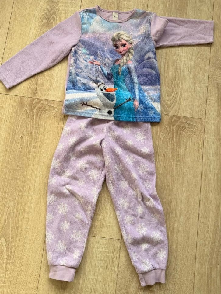 Frozen Elsa pyjama maat 116, Ophalen of Verzenden, Zo goed als nieuw, Meisje, Nacht- of Onderkleding