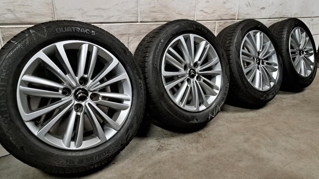 Grijze velgen Citroen C4 Picasso C3 DS4 308 307 205/55/16, Auto-onderdelen, Banden en Velgen, Gebruikt, 16 inch, Banden en Velgen