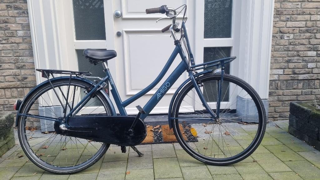 AMIGO Omafiets 3 Versnellingen Terugtraprem 28 inch, Ophalen, Terugtraprem, Gebruikt, Versnellingen