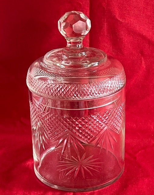 KOEKJESPOT- OF BESCHUITPOT DIAMANT/WAAIER SLIJPSEL, Verzenden