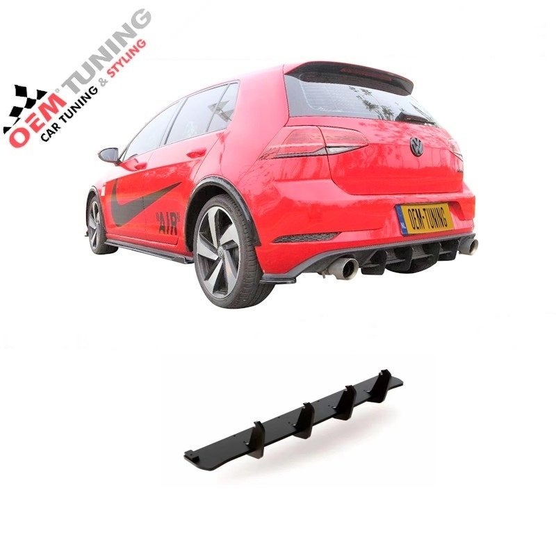 Diffuser extension geschikt voor Golf 7.5 GTI | TCR |17- 20|, Auto diversen, Ophalen of Verzenden