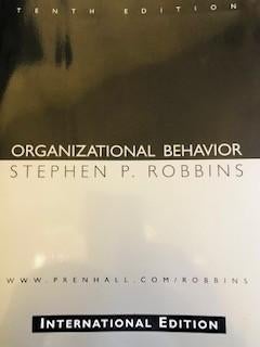 Robbins & Judge, Organizational Behavior 10th edition, Zo goed als nieuw, Gamma, Robbins & Judge, HBO