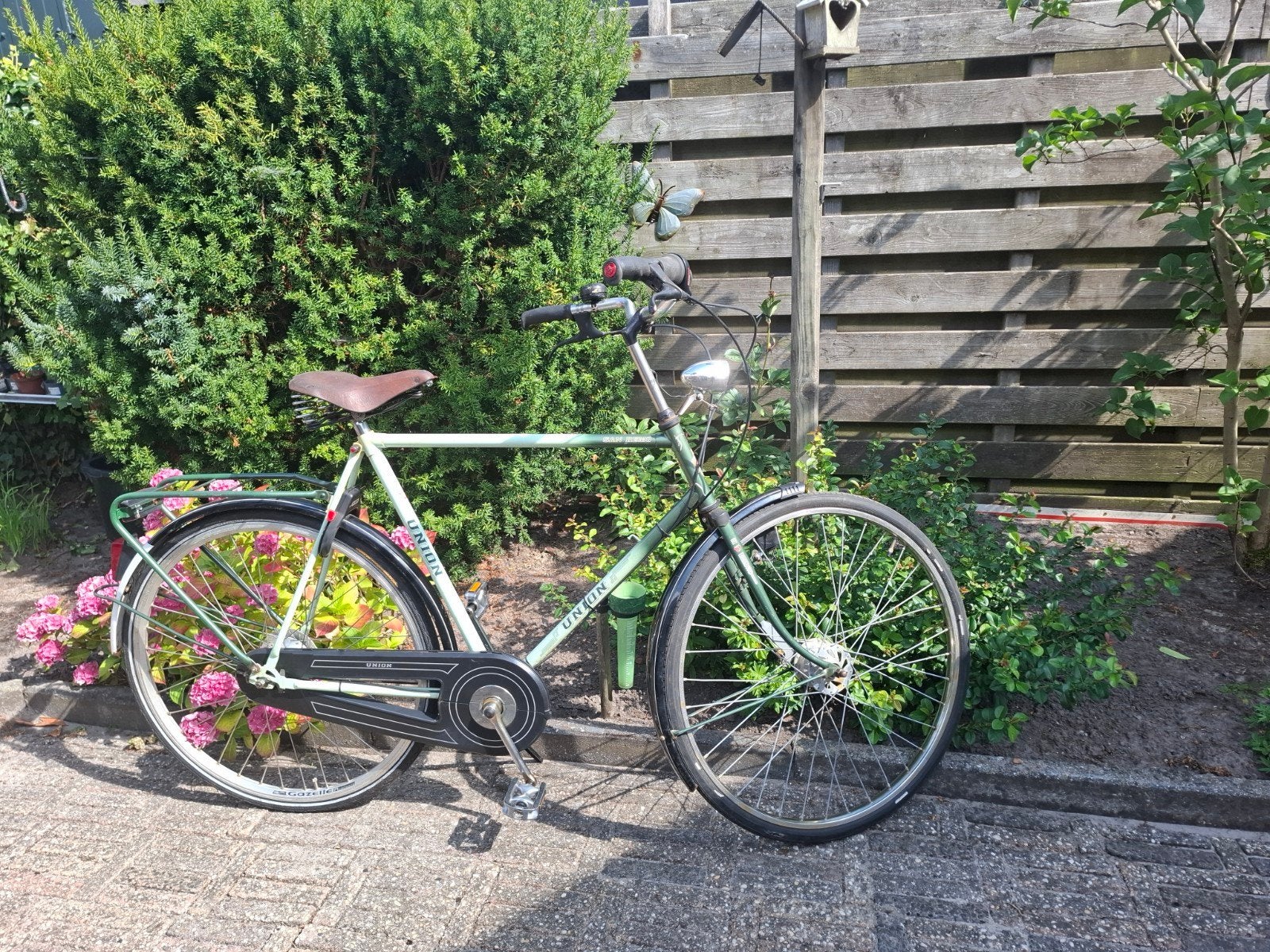Union groene Herenfiets, 57 tot 61 cm, Ophalen, Minder dan 10 versnellingen, Overige merken