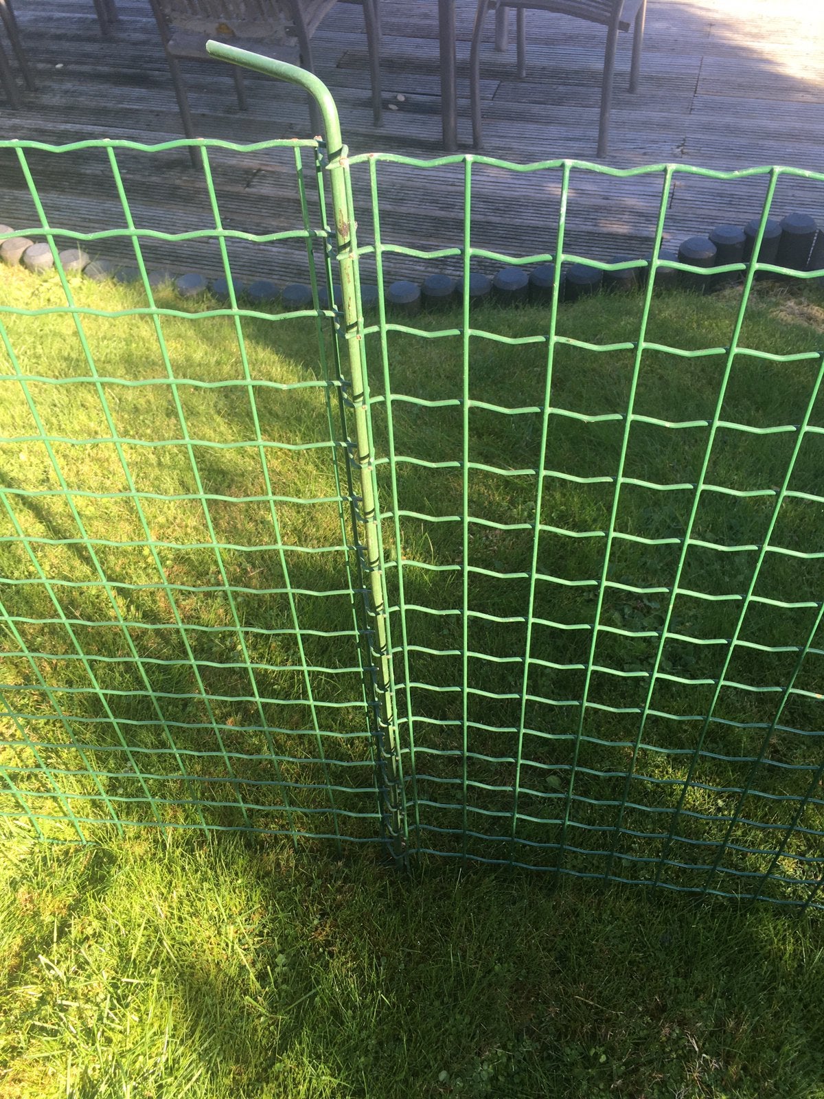 8 groene gaaspanelen en 7 pennen. (Afmetingen; 85cm x 85cm), Tuin en Terras, Ophalen, Minder dan 10 meter